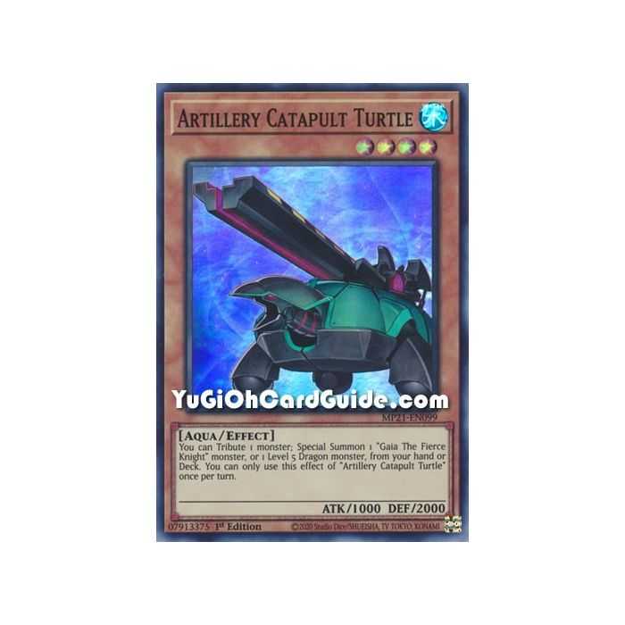 Artillery Catapult Turtle (Super Rare) – 2021 Tin of Ancient Battles | Carta YUGIOH en México