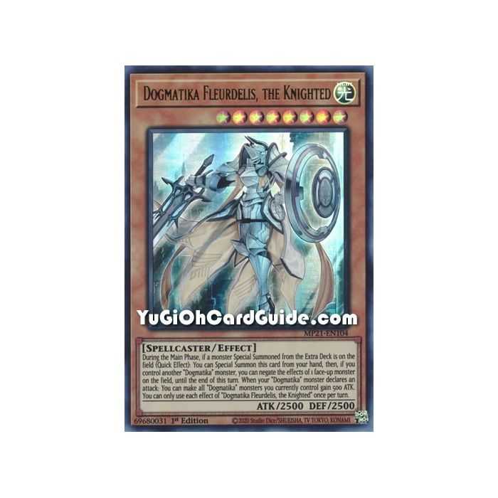 Dogmatika Fleurdelis, the Knighted (Ultra Rare) – 2021 Tin of Ancient Battles | Carta YUGIOH en México