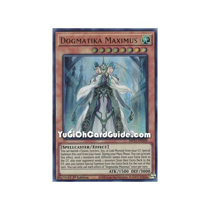 Dogmatika Maximus (Ultra Rare) – 2021 Tin of Ancient Battles | Carta YUGIOH en México