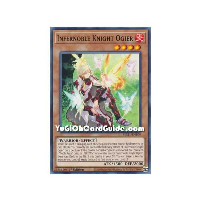 Infernoble Knight Ogier (Common) – 2021 Tin of Ancient Battles | Carta YUGIOH en México