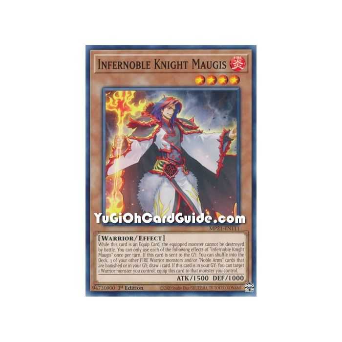 Infernoble Knight Maugis (Common) – 2021 Tin of Ancient Battles | Carta YUGIOH en México