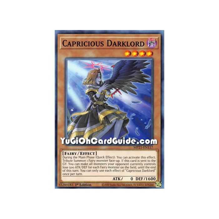 Capricious Darklord (Common) – 2021 Tin of Ancient Battles | Carta YUGIOH en México