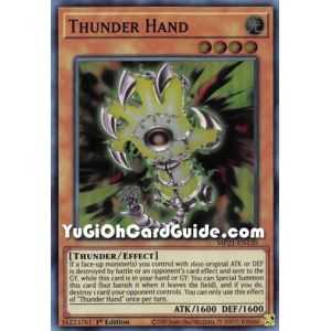 Thunder Hand (Super Rare) – 2021 Tin of Ancient Battles | Carta YUGIOH en México