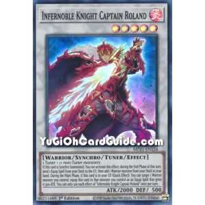 Infernoble Knight Captain Roland (Super Rare) – 2021 Tin of Ancient Battles | Carta YUGIOH en México