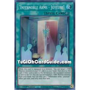 "Infernoble Arms - Joyeuse" (Super Rare) – 2021 Tin of Ancient Battles | Carta YUGIOH en México