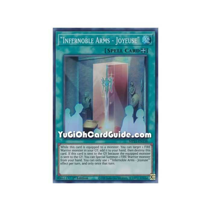 "Infernoble Arms - Joyeuse" (Super Rare) – 2021 Tin of Ancient Battles | Carta YUGIOH en México