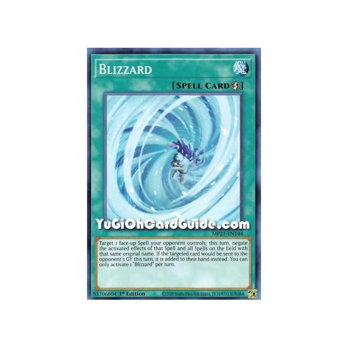 Blizzard (Common) – 2021 Tin of Ancient Battles | Carta YUGIOH en México