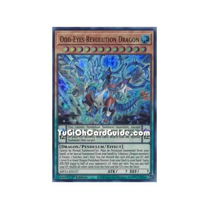 Odd-Eyes Revolution Dragon (Ultra Rare) – 2021 Tin of Ancient Battles | Carta YUGIOH en México