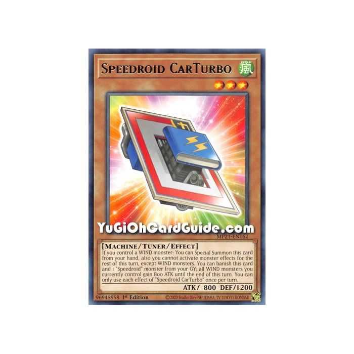 Speedroid CarTurbo (Rare) – 2021 Tin of Ancient Battles | Carta YUGIOH en México