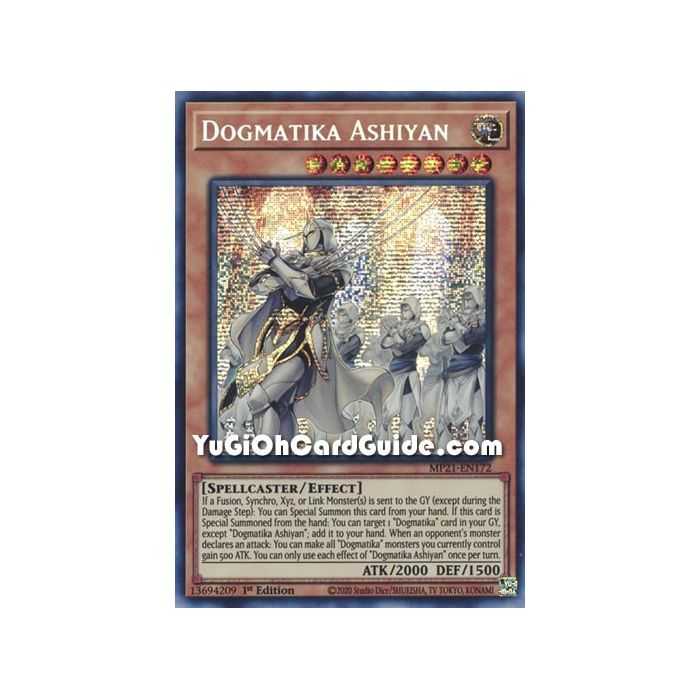 Dogmatika Ashiyan (Prismatic Secret Rare) – 2021 Tin of Ancient Battles | Carta YUGIOH en México