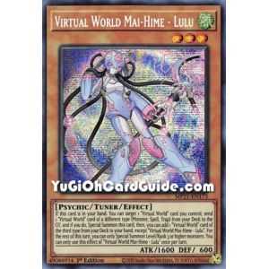 Virtual World Mai-Hime - Lulu (Prismatic Secret Rare) – 2021 Tin of Ancient Battles | Carta YUGIOH en México