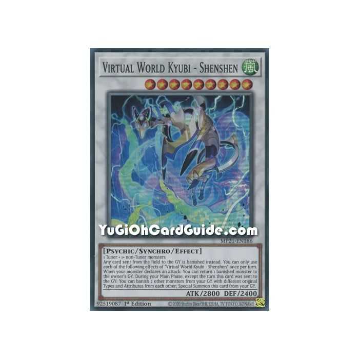 Virtual World Kyubi - Shenshen (Super Rare) – 2021 Tin of Ancient Battles | Carta YUGIOH en México