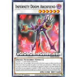 Infernity Doom Archfiend (Common) – 2021 Tin of Ancient Battles | Carta YUGIOH en México