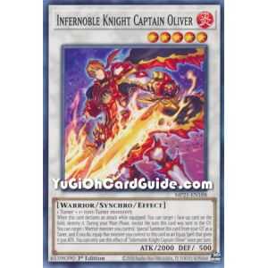 Infernoble Knight Captain Oliver (Common) – 2021 Tin of Ancient Battles | Carta YUGIOH en México