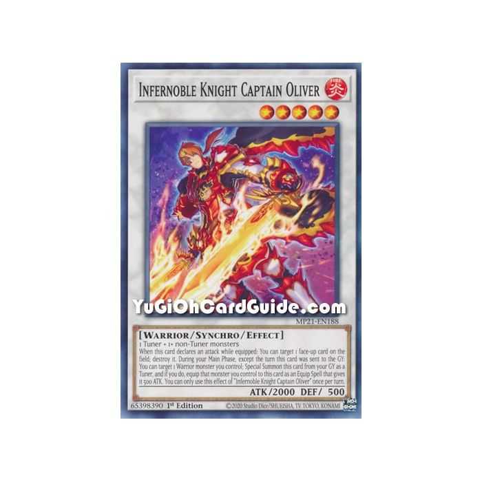 Infernoble Knight Captain Oliver (Common) – 2021 Tin of Ancient Battles | Carta YUGIOH en México