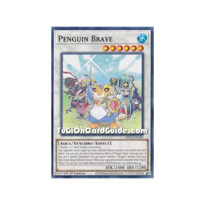 Penguin Brave (Common) – 2021 Tin of Ancient Battles | Carta YUGIOH en México