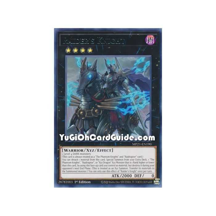 Raider's Knight (Rare) – 2021 Tin of Ancient Battles | Carta YUGIOH en México