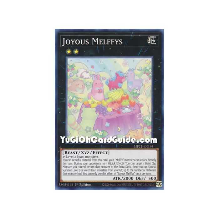 Joyous Melffys (Common) – 2021 Tin of Ancient Battles | Carta YUGIOH en México