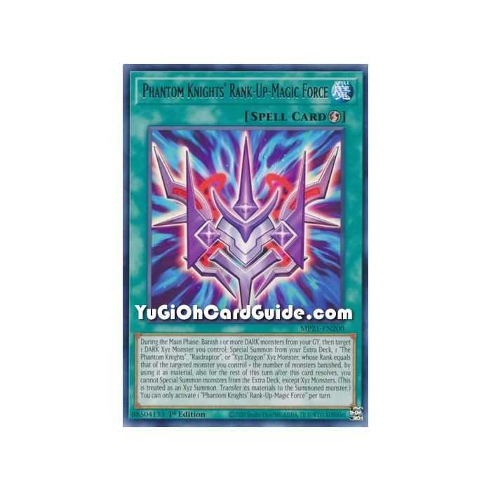 Phantom Knights' Rank-Up-Magic Force (Rare) – 2021 Tin of Ancient Battles | Carta YUGIOH en México