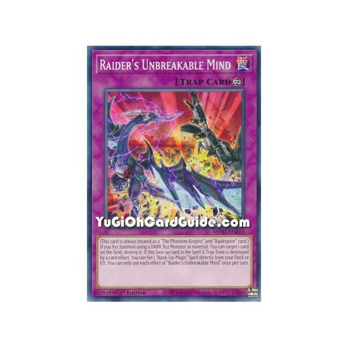 Raider's Unbreakable Mind (Common) – 2021 Tin of Ancient Battles | Carta YUGIOH en México