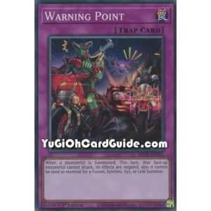 Warning Point (Super Rare) – 2021 Tin of Ancient Battles | Carta YUGIOH en México