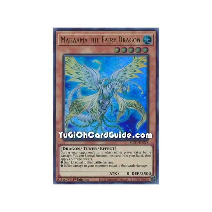 Mahaama the Fairy Dragon (Ultra Rare) – 2021 Tin of Ancient Battles | Carta YUGIOH en México