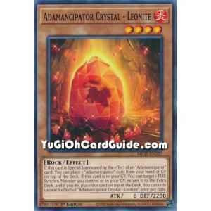 Adamancipator Crystal - Leonite (Common) – 2021 Tin of Ancient Battles | Carta YUGIOH en México
