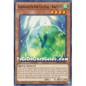 Adamancipator Crystal - Raptite (Common) – 2021 Tin of Ancient Battles | Carta YUGIOH en México