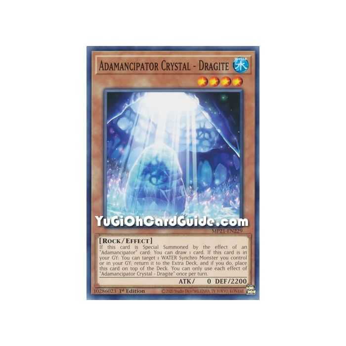 Adamancipator Crystal - Dragite (Common) – 2021 Tin of Ancient Battles | Carta YUGIOH en México