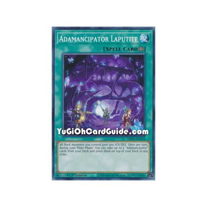 Adamancipator Laputite (Common) – 2021 Tin of Ancient Battles | Carta YUGIOH en México