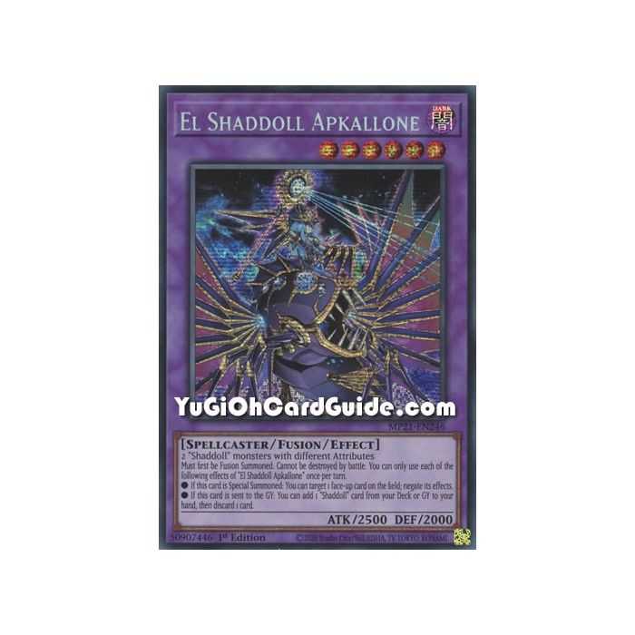El Shaddoll Apkallone (Prismatic Secret Rare) – 2021 Tin of Ancient Battles | Carta YUGIOH en México
