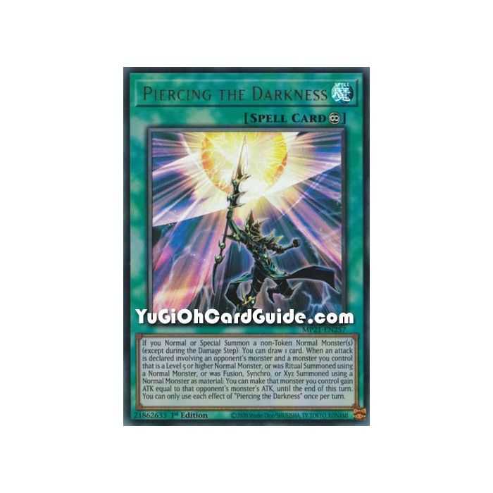 Piercing the Darkness (Ultra Rare) – 2021 Tin of Ancient Battles | Carta YUGIOH en México