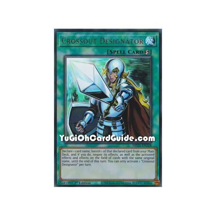 Crossout Designator (Ultra Rare) – 2021 Tin of Ancient Battles | Carta YUGIOH en México