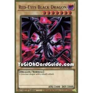 Red-Eyes Black Dragon (Premium Gold Rare) – Maximum Gold El Dorado | Carta YUGIOH en México