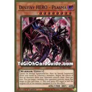 Destiny HERO – Plasma (Premium Gold Rare) – Maximum Gold El Dorado | Carta YUGIOH en México