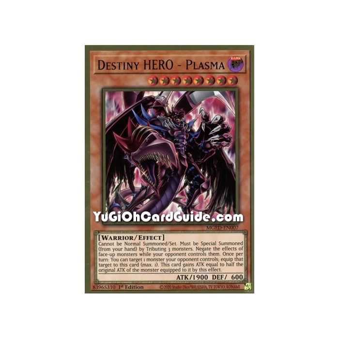 Destiny HERO – Plasma (Premium Gold Rare) – Maximum Gold El Dorado | Carta YUGIOH en México