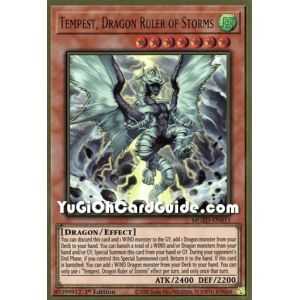 Tempest, Dragon Ruler of Storms (Premium Gold Rare) – Maximum Gold El Dorado | Carta YUGIOH en México