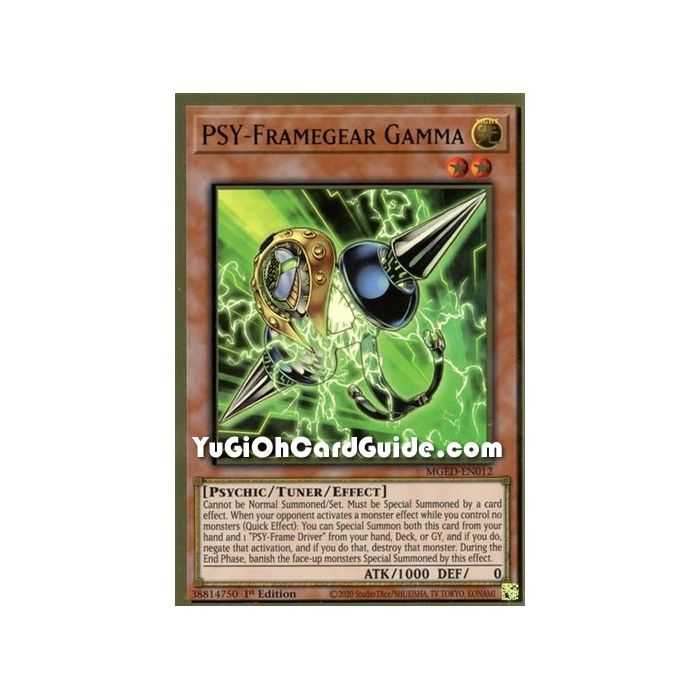 PSY-Framegear Gamma (Premium Gold Rare) – Maximum Gold El Dorado | Carta YUGIOH en México