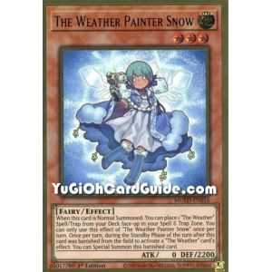 The Weather Painter Snow (Premium Gold Rare) – Maximum Gold El Dorado | Carta YUGIOH en México