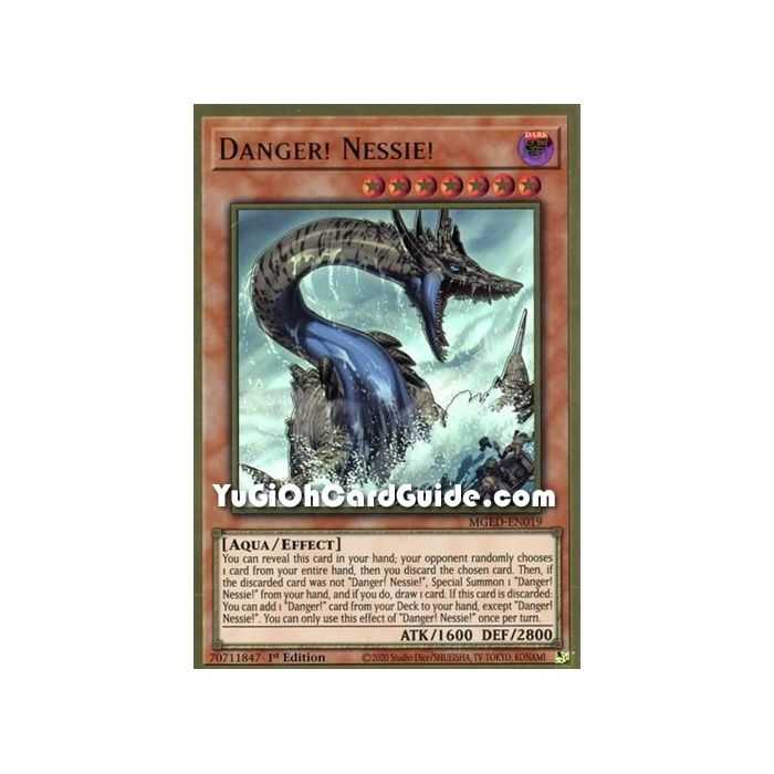 Danger! Nessie! (Premium Gold Rare) – Maximum Gold El Dorado | Carta YUGIOH en México