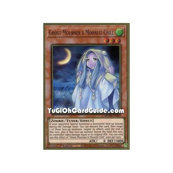 Ghost Mourner & Moonlit Chill (Premium Gold Rare) – Maximum Gold El Dorado | Carta YUGIOH en México