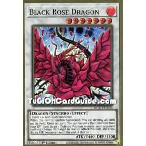 Black Rose Dragon  (Premium Gold Rare) – Maximum Gold El Dorado | Carta YUGIOH en México