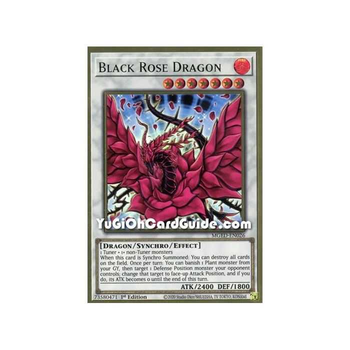 Black Rose Dragon  (Premium Gold Rare) – Maximum Gold El Dorado | Carta YUGIOH en México