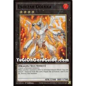 Evolzar Dolkka (Premium Gold Rare) – Maximum Gold El Dorado | Carta YUGIOH en México