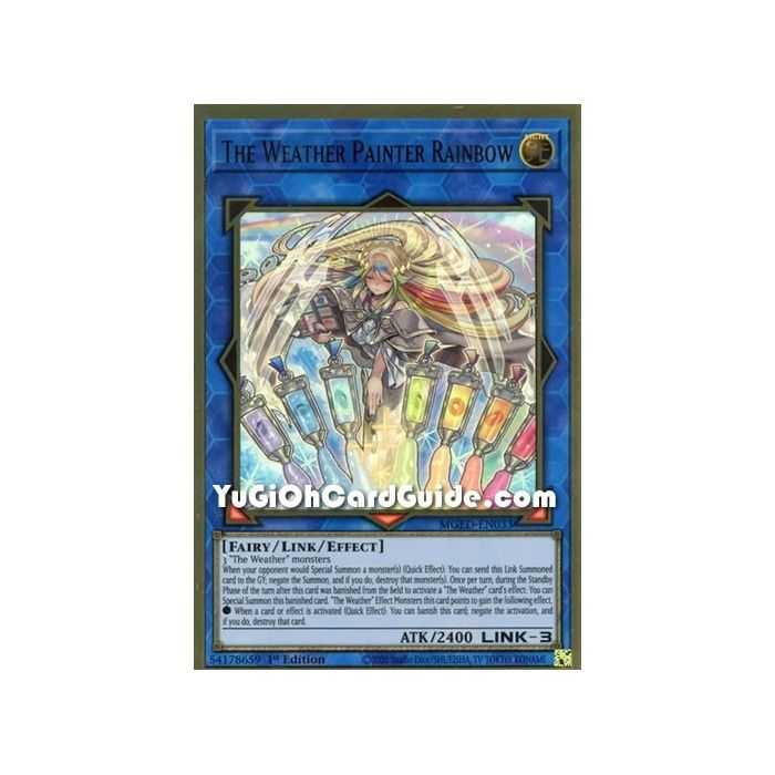 The Weather Painter Rainbow (Premium Gold Rare) – Maximum Gold El Dorado | Carta YUGIOH en México