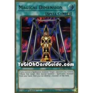 Magical Dimension (Premium Gold Rare) – Maximum Gold El Dorado | Carta YUGIOH en México
