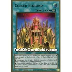 Cursed Eldland (Premium Gold Rare) – Maximum Gold El Dorado | Carta YUGIOH en México