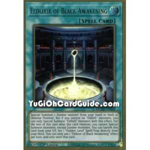 Eldlixir of Black Awakening (Premium Gold Rare) – Maximum Gold El Dorado | Carta YUGIOH en México