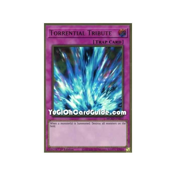 Torrential Tribute (Premium Gold Rare) – Maximum Gold El Dorado | Carta YUGIOH en México