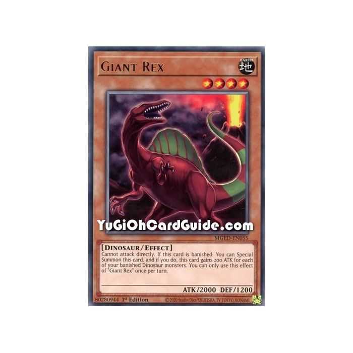 Giant Rex (Rare) – Maximum Gold El Dorado | Carta YUGIOH en México